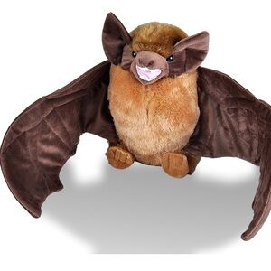 Wild Republic Brown Bat Plush Soft Toy